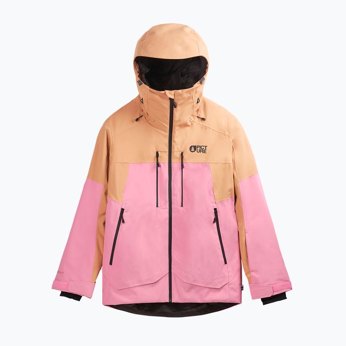 Жіноча гірськолижна куртка Picture Exa 20/20 кашемір рожевий 10
