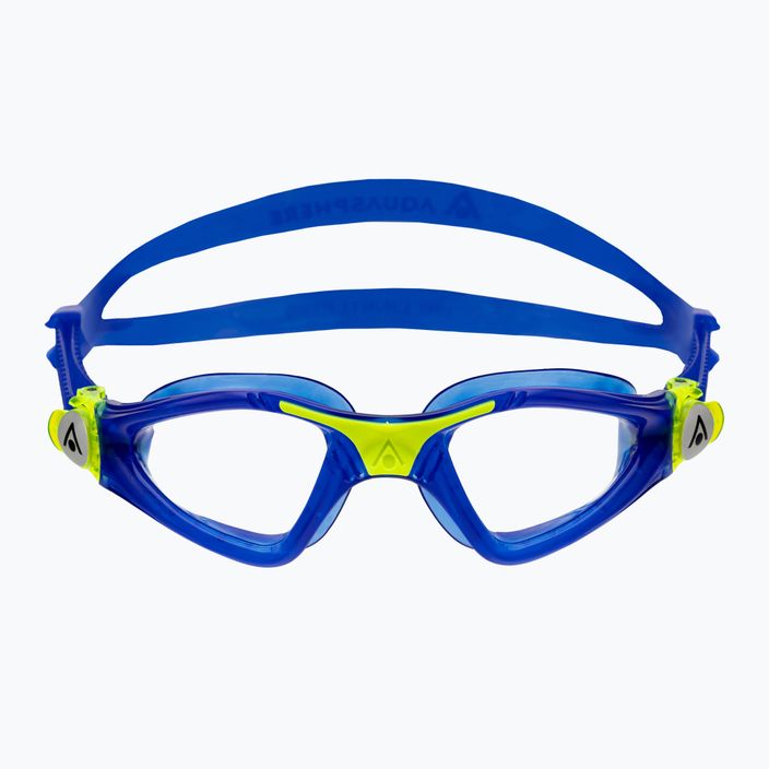 Окуляри для плавання дитячі Aquasphere Kayenne 2022 blue/yellow/clear 2