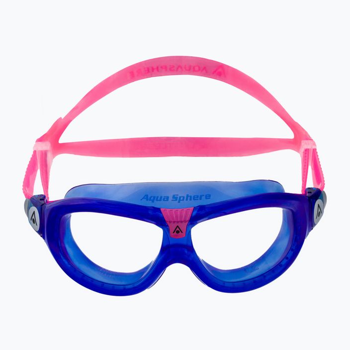 Маска для плавання дитяча Aquasphere Seal Kid 2 2022 blue/pink/clear 2