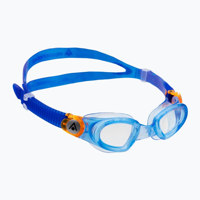 Окуляри для плавання дитячі Aquasphere Moby Kid blue/orange/clear