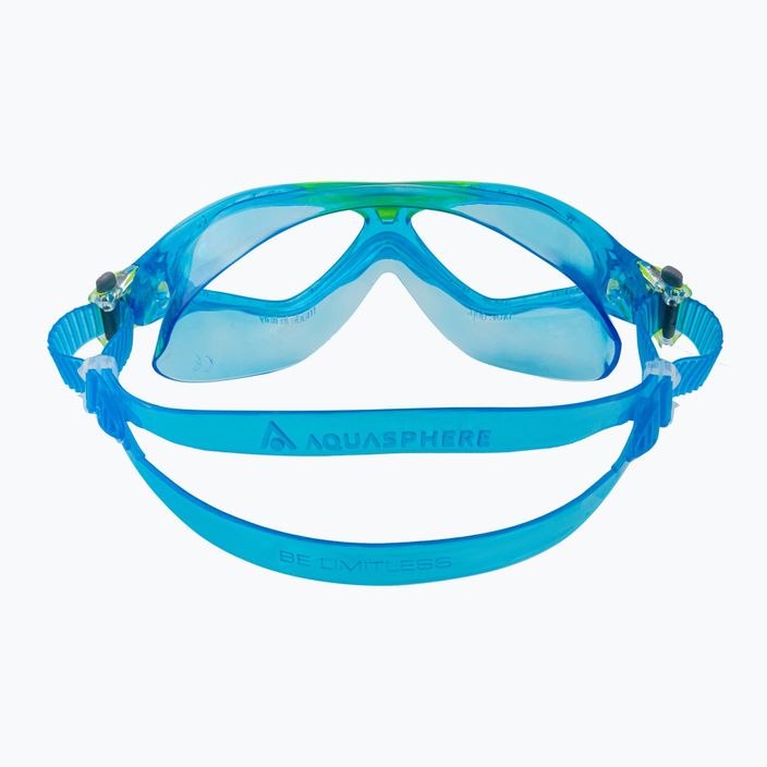 Маска для плавання дитяча Aquasphere Vista turquoise/yellow/clear 5