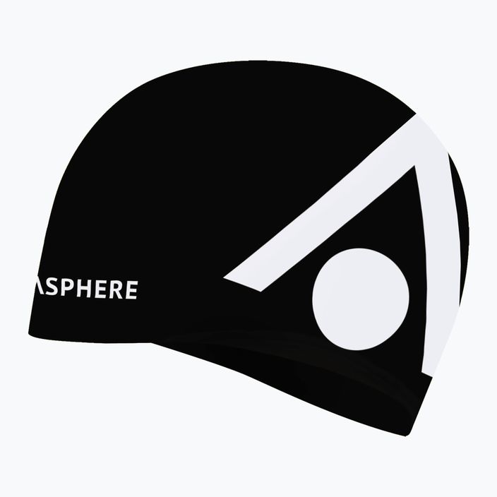 Шапочка для плавання Aquasphere Tri black/white 2