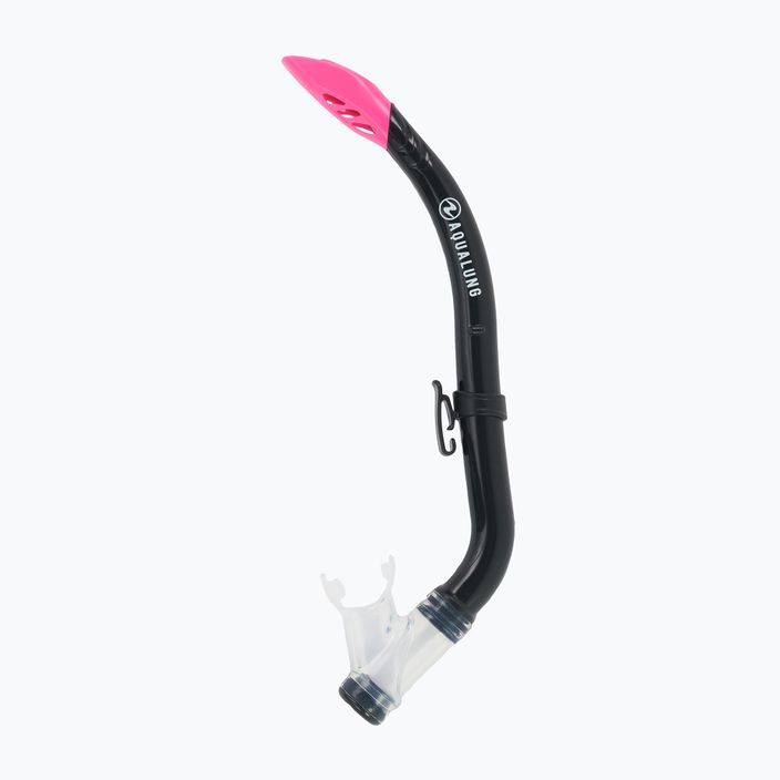 Трубка для снорклінгу Aqualung Pike black/pink 4