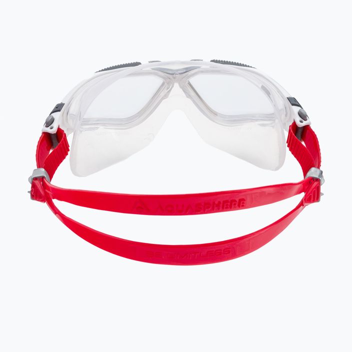 Маска для плавання Aquasphere Vista white/red/mirrored iridescent MS5050906LMI 5