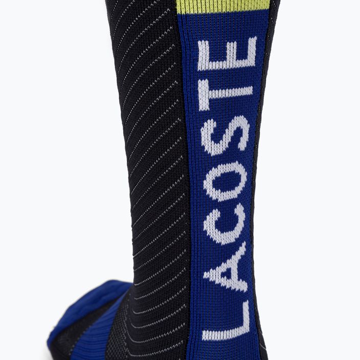 Шкарпетки тенісні Lacoste Compression Zones Long чорні RA4181 3
