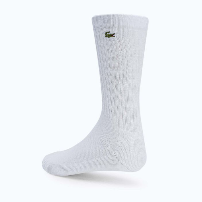 Шкарпетки тенісні чоловічі  Lacoste 3 пари чорні/сірі/білі RA4182 5