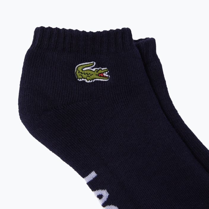 Шкарпетки Lacoste RA4184 темно-сині/білі 2