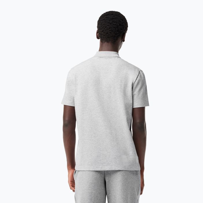 Чоловіча сорочка-поло Lacoste DH0783 сріблястого кольору 2