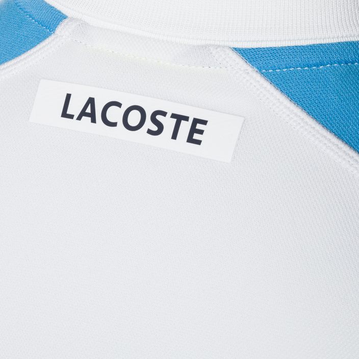 Футболка-поло тенісна чоловіча Lacoste біла DH9265 4