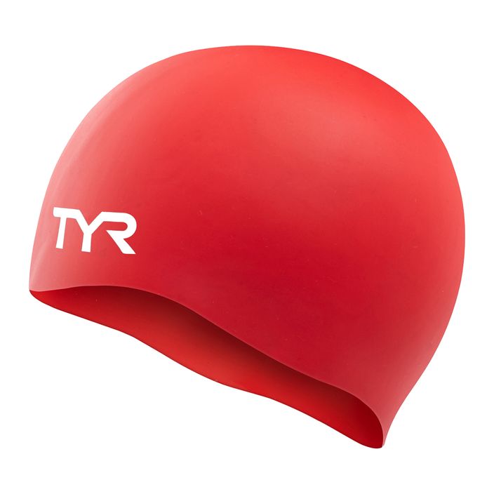 Шапочка для плавання TYR Wrinkle Free red 2