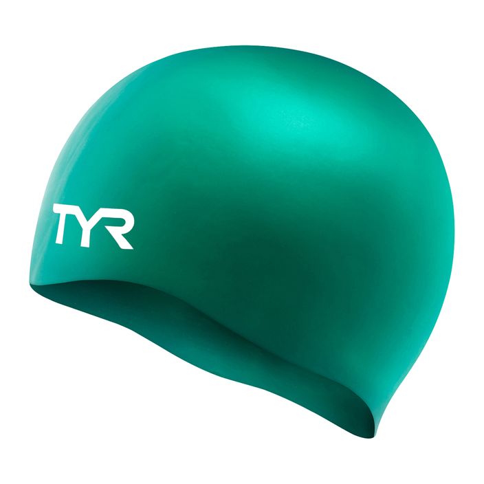 Шапочка для плавання TYR Wrinkle Free green 2