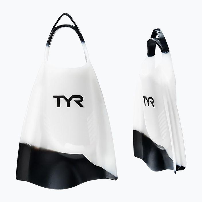 Ласти для плавання TYR Hydroblade біло-чорні LFHYD 5