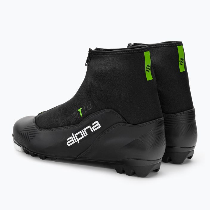 Черевики для бігових лиж чоловічі Alpina T 10 black/green 3