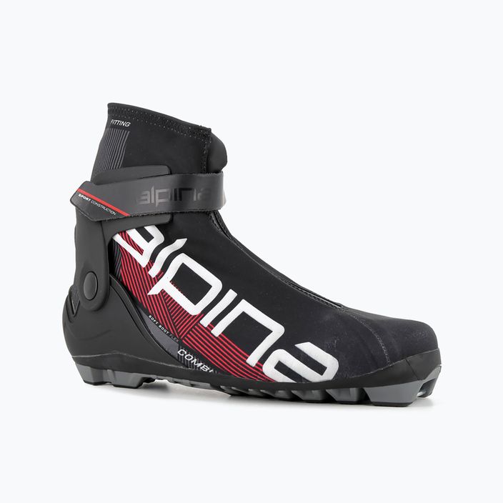 Черевики для бігових лиж чоловічі Alpina N Combi black/white/red 12