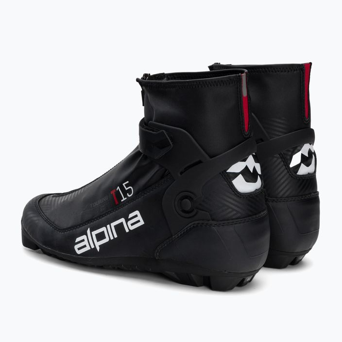 Черевики для бігових лиж чоловічі Alpina T 15 black/red 3
