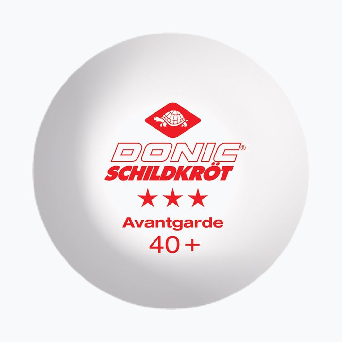 М'ячі для настільного тенісу Donic-Schildkröt 3-Star Avantgarde ball Poly 40+ 6 шт. кольорові 608533 2