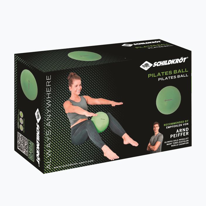 М'яч гімнастичний Schildkröt Pilatesball зелений 960131 18 cm 2