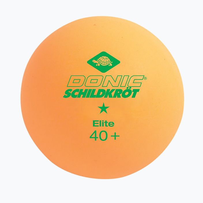 М'ячі для настільного тенісу Donic-Schildkröt 1-Star Elite Poly ball 3 шт. помаранчеві 608318