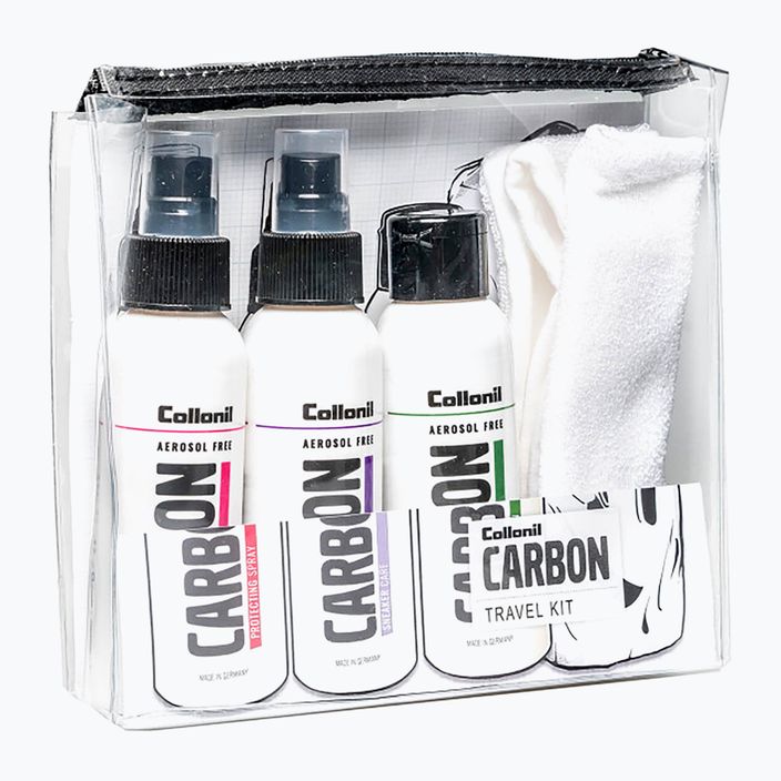 Комплект для доглядом за взуттям Collonil Carbon Lab Travel Kit 3