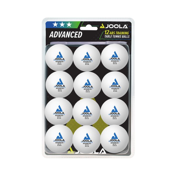 М'ячики для настільного тенісу JOOLA Advanced Training 40+ 12 шт. white 2