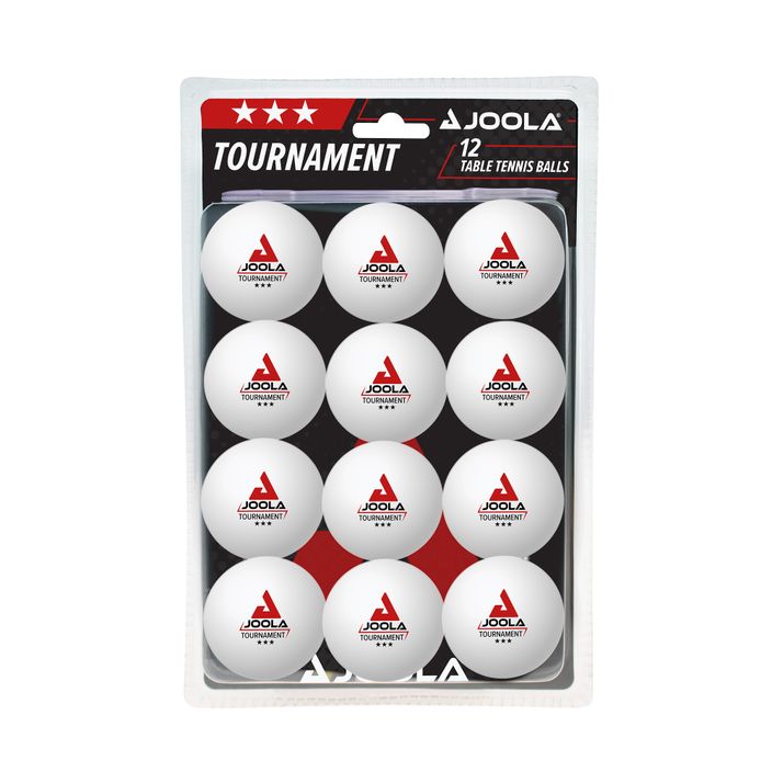 М'ячики для настільного тенісу JOOLA Tournament 40+ 12 шт. white 2