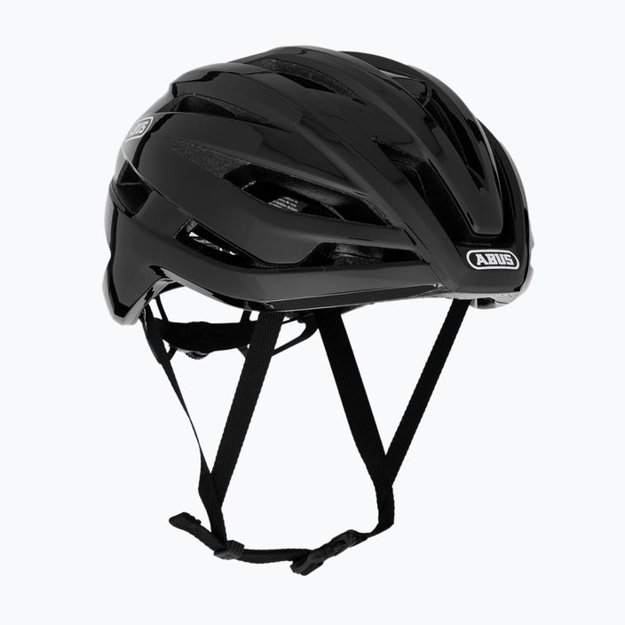 Велосипедний шолом ABUS StormChaser блискучий чорний