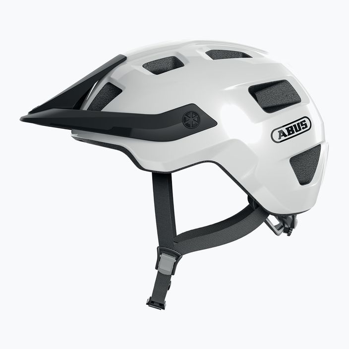Велосипедний шолом ABUS MoTrip блискучий білий 3