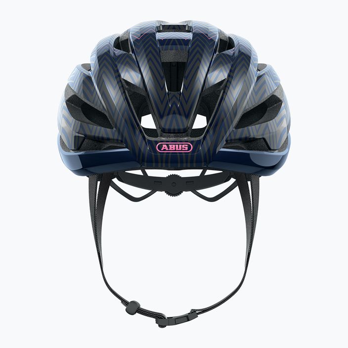 Велосипедний шолом ABUS StormChaser зигзаг синій 4