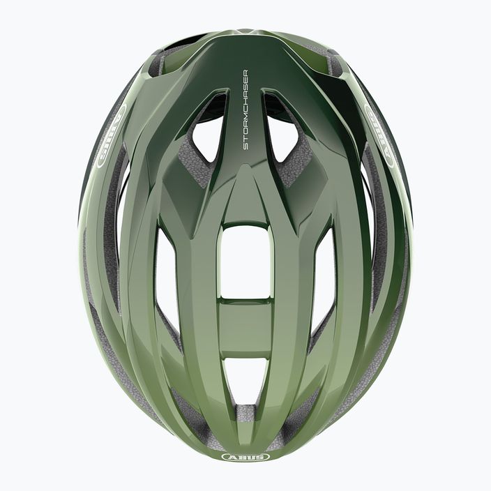 Велосипедний шолом ABUS StormChaser опалово-зелений 6