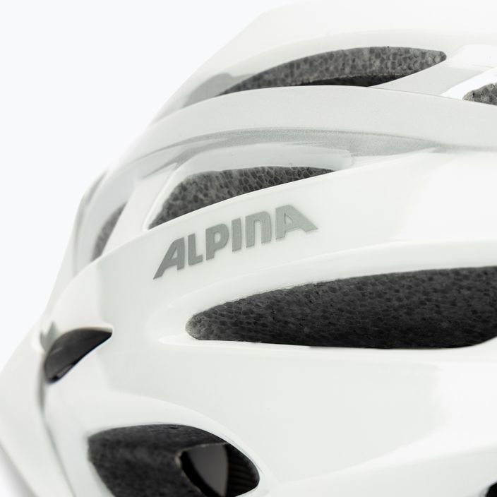 Шолом велосипедний жіночий Alpina Mtb17 сріблястий A9719110 7