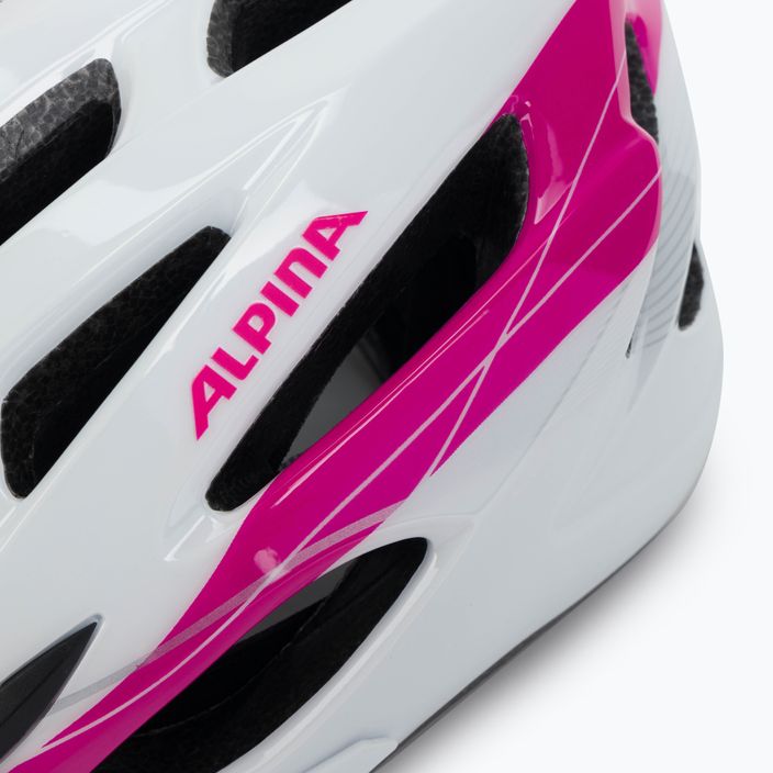 Шолом велосипедний Alpina MTB 17 white/pink 7
