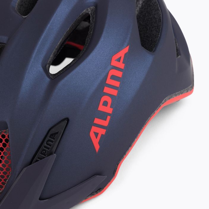 Шолом велосипедний дитячий Alpina Carapax червоний A9702185 7
