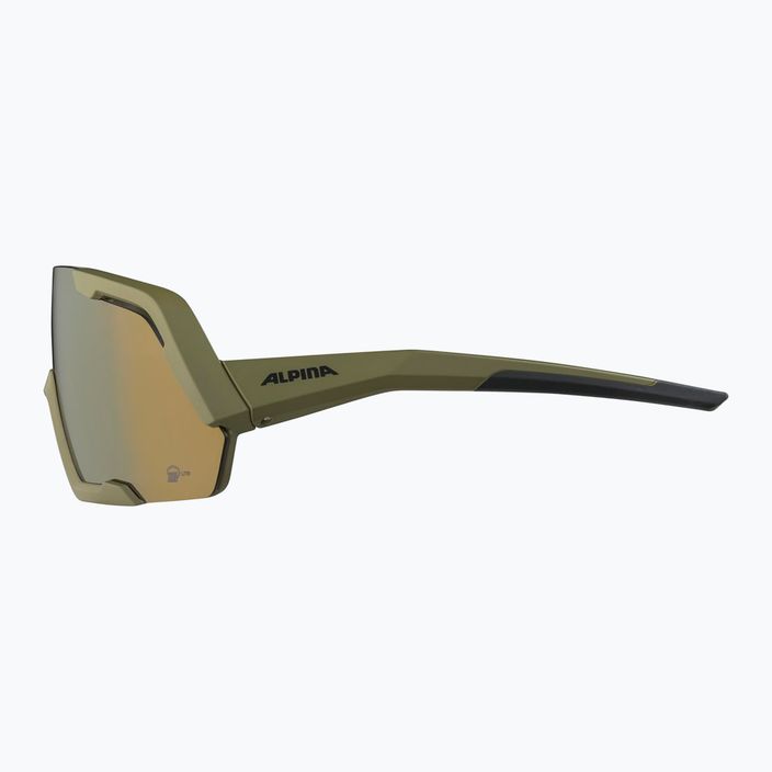 Окуляри сонцезахисні Alpina Rocket Q-Lite olive matt/bronze mirror 7