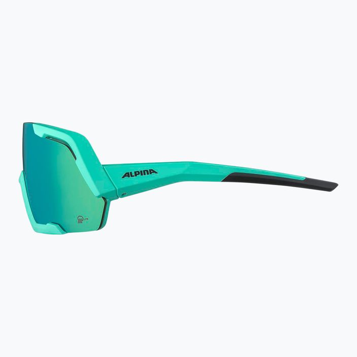 Окуляри сонцезахисні Alpina Rocket Q-Lite turquoise matt/green mirror 3