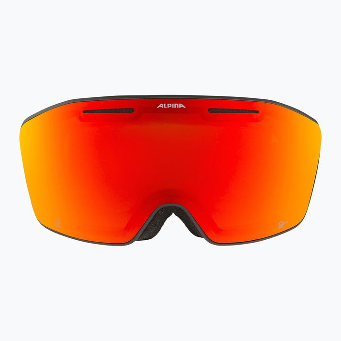 Гірськолижні окуляри Alpina Nendaz Q-Lite S2 чорні/жовті матові/червоні 3