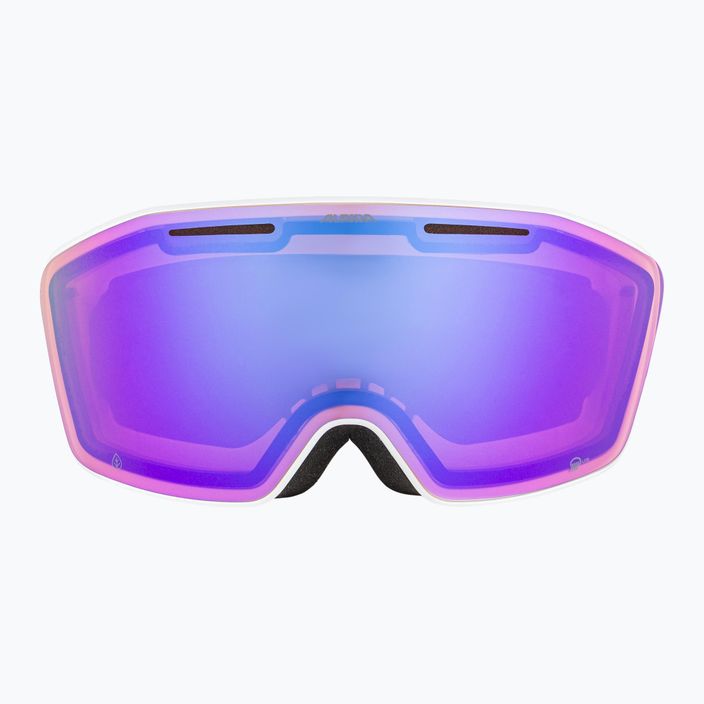 Гірськолижні окуляри Alpina Nendaz Q-Lite S2 білі/бузкові матові/лавандові 7