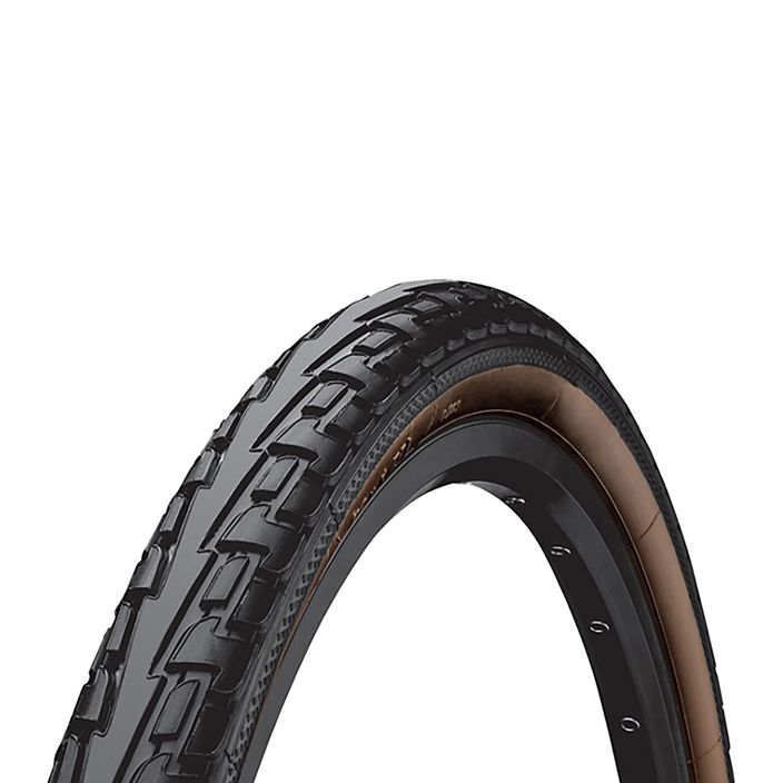 Велосипедна шина Continental Ride Tour wire чорно-коричнева26 x 1.75 2