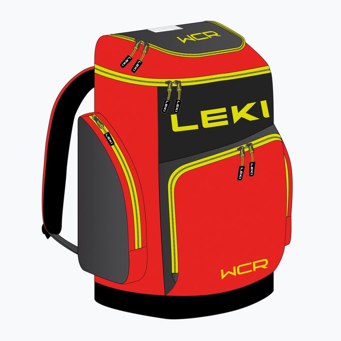 Рюкзак лижний LEKI Skiboot Bag WCR 85 l червоний 360062006 9