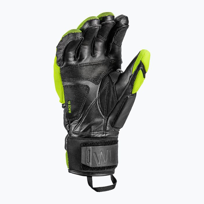 Чоловічі лижні рукавиці LEKI WCR Venom SL 3D чорний лід/лимон 6