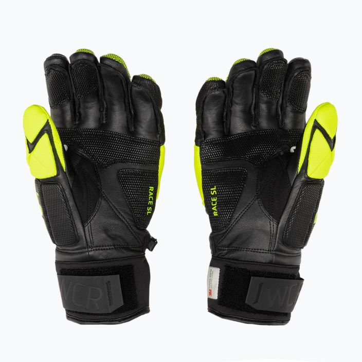 Чоловічі лижні рукавиці LEKI WCR Venom SL 3D чорний лід/лимон 2
