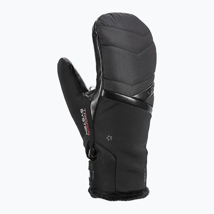 Жіночі гірськолижні рукавиці LEKI Snowfox 3D Mitt чорні 6