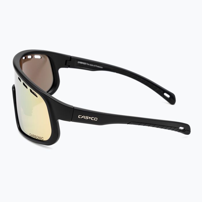 Сонцезахисні окуляри CASCO SX-25 Вугільно-чорні/золоті дзеркальні 4