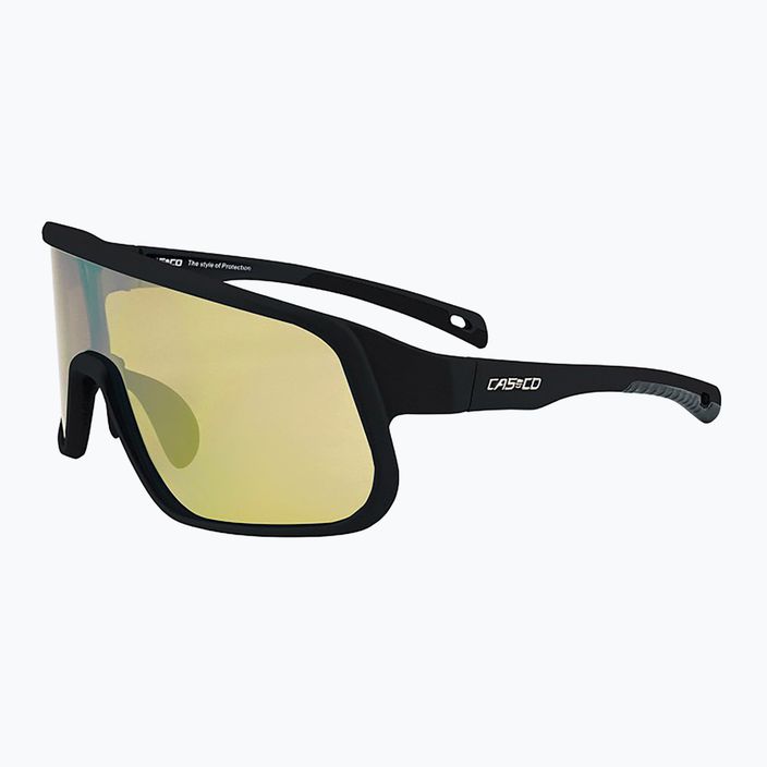 Сонцезахисні окуляри CASCO SX-25 Вугільно-чорні/золоті дзеркальні 5