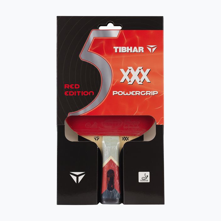 Ракетка для настільного тенісу Tibhar XXX Powergrip Red Edition 6