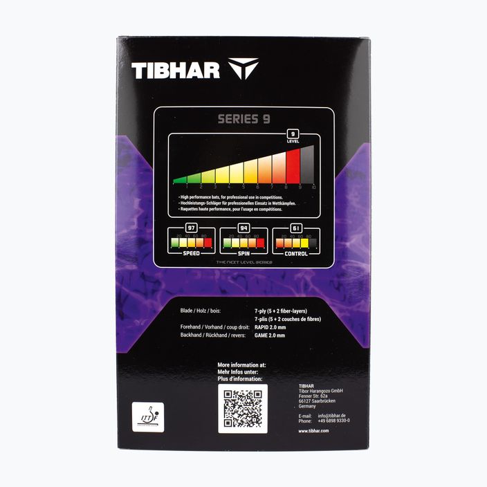 Ракетка для настільного тенісу Tibhar Pro Purple Edition 6