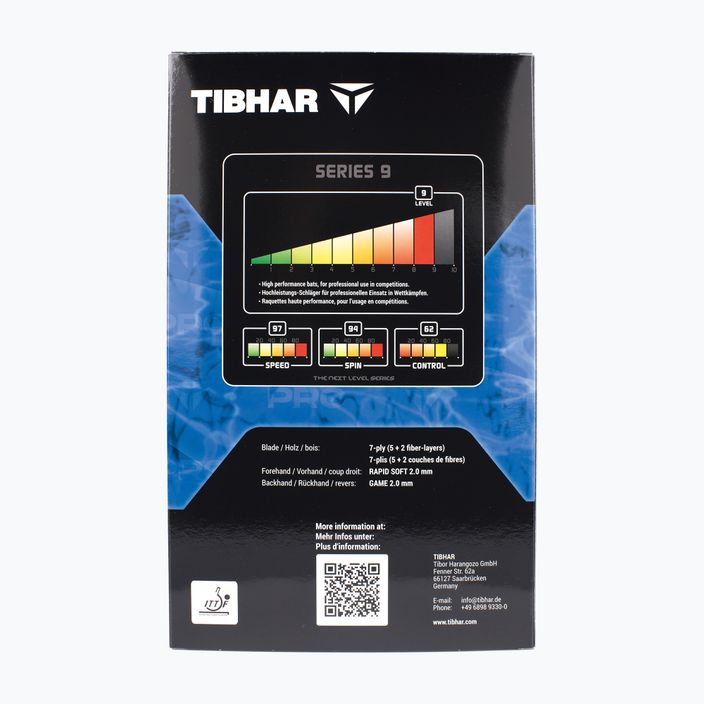 Ракетка для настільного тенісу Tibhar Pro Blue Edition 6