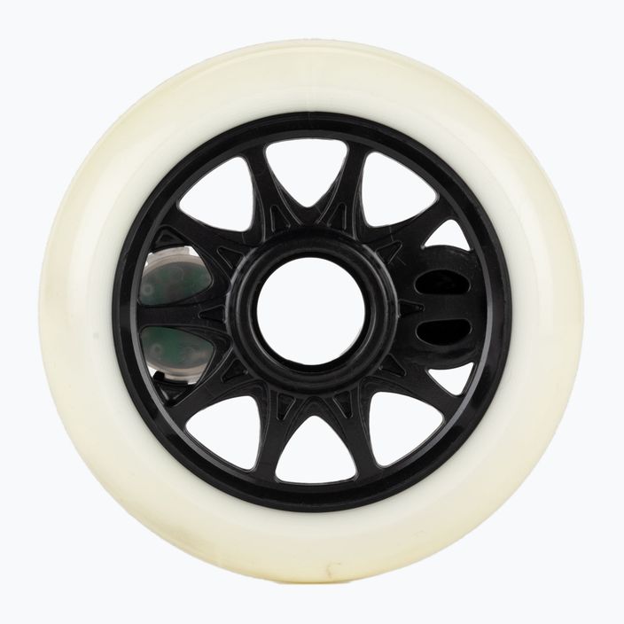 Колеса для роликових ковзанів Powerslide Graphix LED Wheel 100 Left білі 905345 2