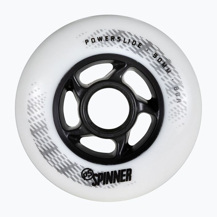 Колеса для роликових ковзанів Powerslide Spinner 4 шт. білі 905442