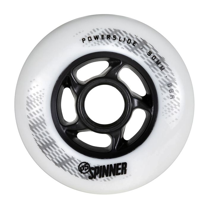 Колеса для роликових ковзанів Powerslide Spinner 4 шт. білі 905442 2