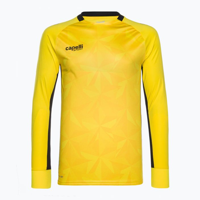 Чоловіча футбольна футболка Capelli Pitch Star Goalkeeper team жовто-чорна